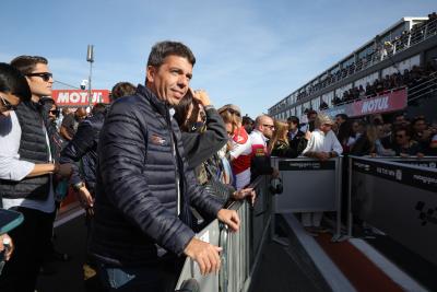 Carlos Mazón: “Seguirem lluitant per a continuar sent decisius en el Mundial de Motociclisme”