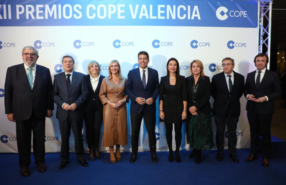 Carlos Mazón clausura la XII edición de los Premios COPE Valencia