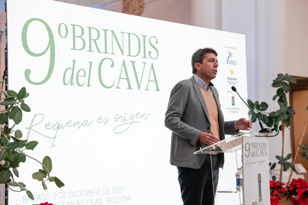 Carlos Mazón: “El reconeixement de la DO Cava de Requena és un assoliment a la nostra identitat, tradició i a una joia enològica única”