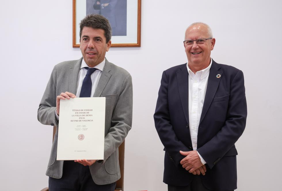 Carlos Mazón anuncia el nomenament de Pepa Font com a comissionada de la Generalitat en el port de Dénia