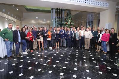 Carlos Mazón ha ofrecido una recepción a periodistas de Alicante con motivo de las fiestas navideñas