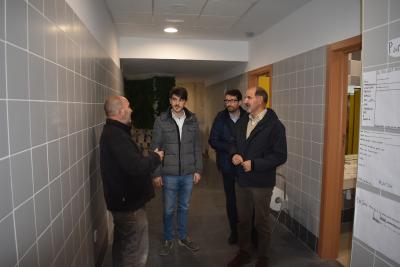 El director general d'Infraestructures Educatives visita l'Escola Llar Verge de Vallivana de Morella
