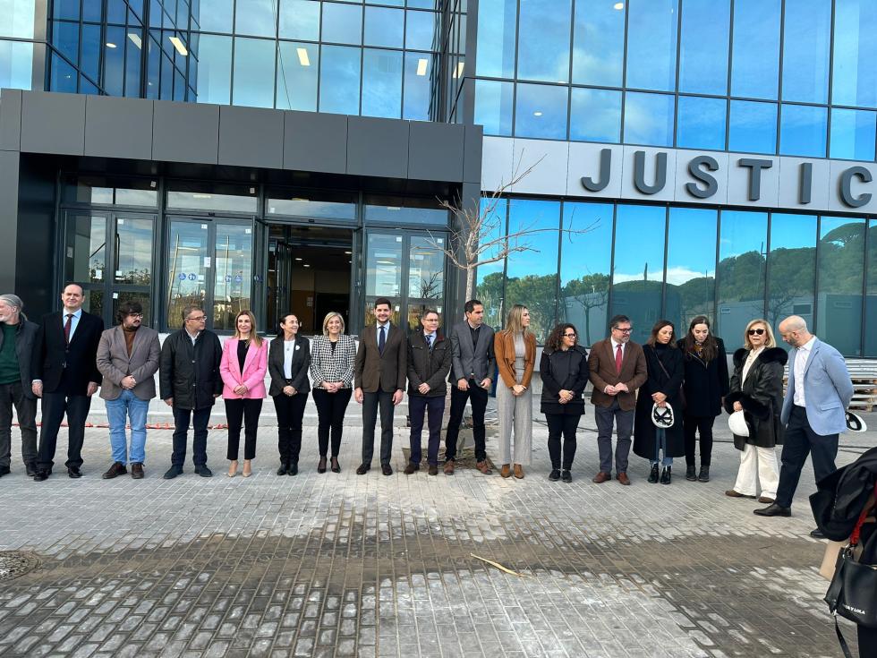 Elisa Núñez anuncia que el nou Palau de Justícia de Gandia té previst finalitzar les obres en finalitzar el mes de març