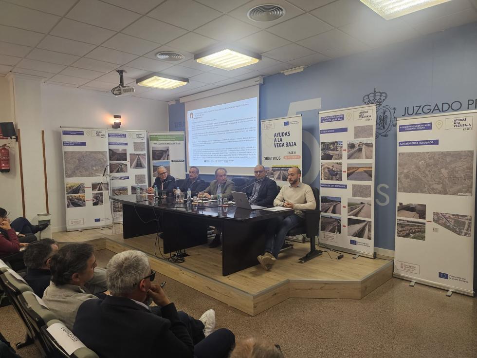 Image 4 of article Aguirre anuncia nuevas obras de mejora y consolidación de la red de infraestructuras hidráulicas para regadío de la Vega Baja por 12,2 millones de euros