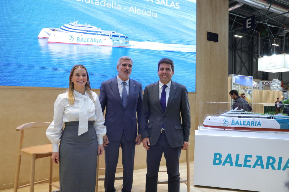 Imagen del artículo Carlos Mazón asiste a la presentación del nuevo fast ferry de Baleària