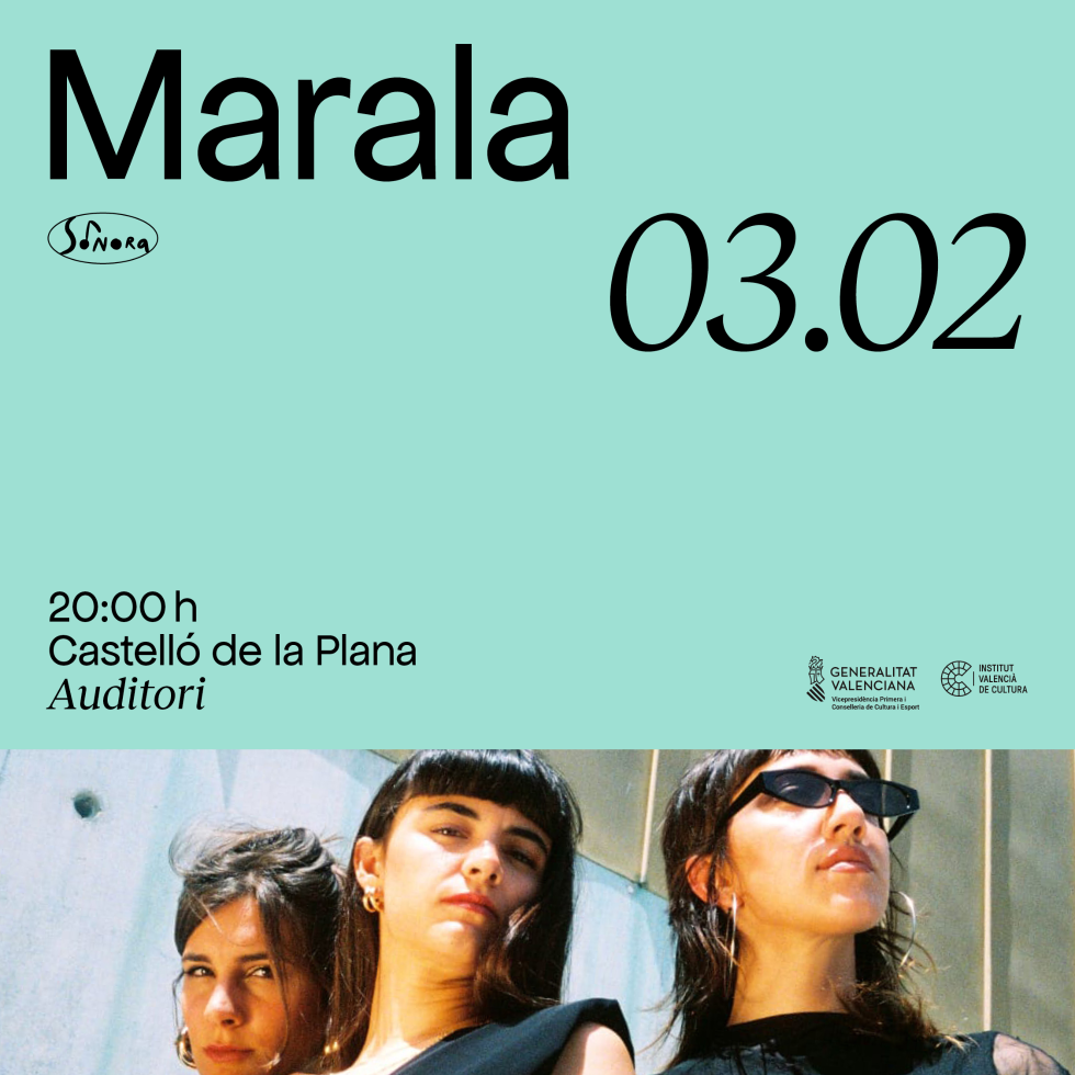 Imagen del artículo El trío Marala llega a Castelló de la Plana dentro de la programación del circuito Sonora