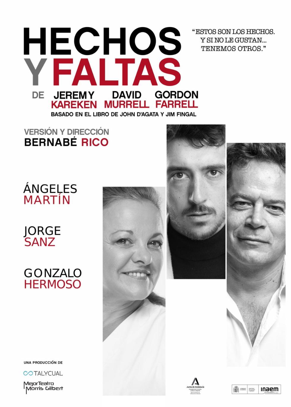 Imagen del artículo El Teatre Principal de Castelló estrena el mes de febrero con la comedia 'Hechos y faltas'