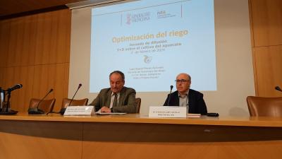 Aguirre anuncia una línea de investigación del IVIA para la prevención de enfermedades, mejora de variedades y patrones del aguacate