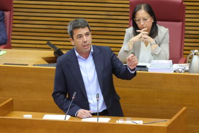 Carlos Mazón reclama el suport de l'oposició per a defendre els interessos dels valencians davant del Govern central