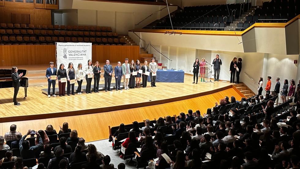 Un total de 388 estudiants d’ESO de la província de València obtenen els premis al rendiment acadèmic del curs 2021-2022