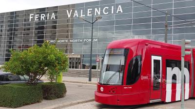 Metrovalencia facilita la mobilitat per a acudir amb tramvia a Fira València a eMobility Expo World Congress