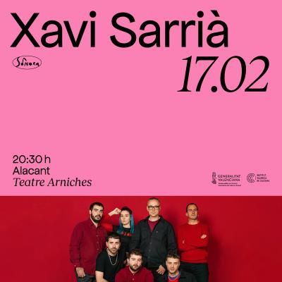 El Teatre Arniches presenta l’actuació del músic Xavi Sarrià dins del circuit Sonora de l’IVC