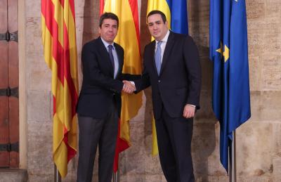 Carlos Mazón es reunix amb el president de BP España, Andrés Guevara