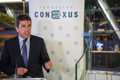 Carlos Mazón ha assistit a la trobada amb empresaris organitzada per la Fundació Conexus