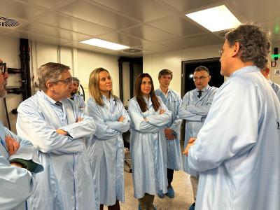 José Antonio Rovira visita els laboratoris del Consorci Espacial Valencià i l’Agència Espacial Europea a la UPV