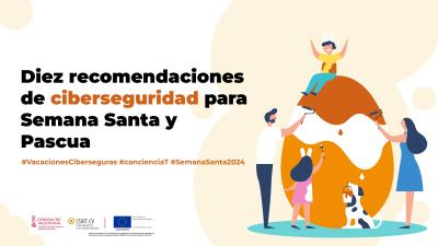 La Generalitat llança una campanya de conscienciació amb recomanacions per a evitar incidents de ciberseguretat en les vacacions de Setmana Santa