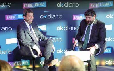 Carlos Mazón ha participado en el I 'Encuentro entre líderes' junto a Fernando López Miras